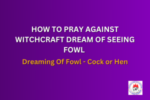 HOW TO PRAY AGAINST WITCHCRAFT DREAM OF SEEING FOWL - Dreaming Of Fowl - Cock or Hen