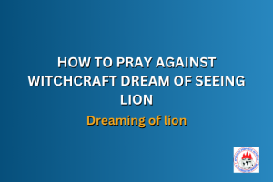 HOW TO PRAY AGAINST WITCHCRAFT DREAM OF SEEING LION - Dreaming of lion