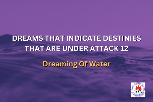 DREAMS THAT INDICATE DESTINIES THAT ARE UNDER ATTACK 12 - Dreaming Of Water