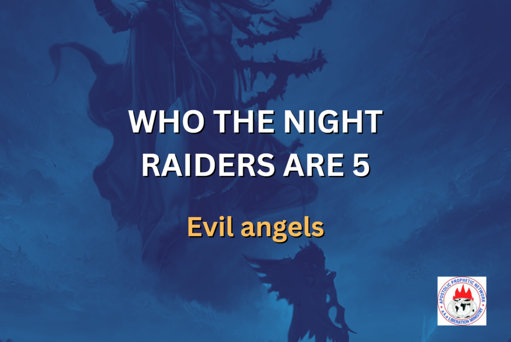 WHO THE NIGHT RAIDERS ARE 5 - Evil angels